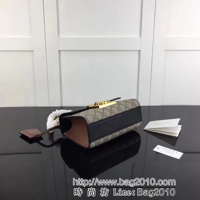 GUCCI古馳原單 新款專櫃品質原單貨實物實拍 409487啡克棕鏈條單肩斜挎包 HY1057